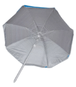 Ομπρέλα Θαλάσσης 2m Αλουμινίου Ρίγες Πράσινη-Μπλε - Image 2