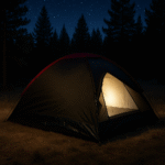 TnS Σκηνή Camping Μαύρη για 2 Άτομα 200x120x100εκ. - Image 2