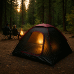 TnS Σκηνή Camping Μαύρη για 2 Άτομα 200x120x100εκ. - Image 3