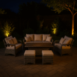 Σετ Σαλονιού Εξωτερικού Χώρου με Μαξιλάρια Γκρι 6τμχ - Image 4