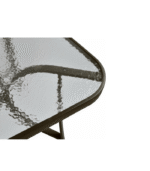 Τραπέζι Εξωτερικού Χώρου Μεταλλικό με Γυάλινη Επιφάνεια Bruno Καφέ 150x90x72εκ. - Image 4