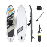 Bestway Hydro-Force White Cap Φουσκωτή Σανίδα SUP με Μήκος 3.05m Πολύχρωμη