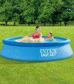 Intex Easy Set Στρογγυλή Πισίνα PVC Φουσκωτή 396x84εκ. Γαλάζια - Image 2