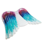 Intex Angel Wings Mat Φουσκωτό Στρώμα Θαλάσσης Φτερά Αγγέλου με Χειρολαβές 251εκ. - Image 2