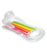 Intex King Kool Lounge Φουσκωτό Στρώμα Θαλάσσης με Χειρολαβές Διάφανο 160εκ.