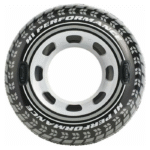 Intex Παιδική Φουσκωτή Σαμπρέλα Θαλάσσης με Χειρολαβές Μαύρη 114εκ.