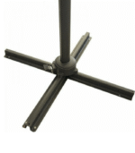 Επαγγελματική Ομπρέλα Κρεμαστή Τετράγωνη Μεταλλική Μπεζ με Βάση Στήριξης 2.5x2.5m - Image 4