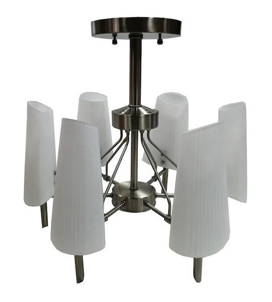 TnS Κρεμαστό Φωτιστικό Ασημί