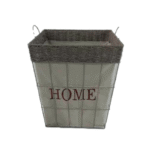 TnS Καλάθι Απλύτων Υφασμάτινο 47x38x57cm