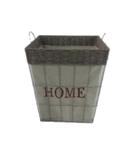 TnS Καλάθι Απλύτων Υφασμάτινο 47x38x57cm