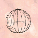 Τρισδιάστατη μπάλα Θερμό Λευκό Led