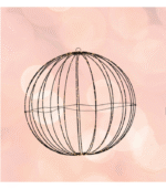 Τρισδιάστατη μπάλα Θερμό Λευκό Led