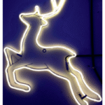 Περίγραμμα Φωτοσωλήνα Neon Πλακέ – Ελάφι Ø64cm (IP44)