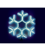 Περίγραμμα Φωτοσωλήνα Neon Πλακέ – Νιφάδα Χιονιού (IP44) - Image 3