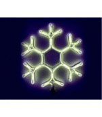 Περίγραμμα Φωτοσωλήνα Neon Πλακέ – Νιφάδα Χιονιού (IP44) - Image 4