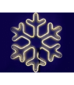 Περίγραμμα Φωτοσωλήνα Neon Πλακέ – Νιφάδα Χιονιού (IP44) - Image 5