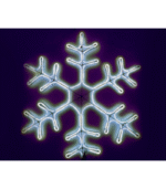 Περίγραμμα Φωτοσωλήνα Neon Πλακέ – Νιφάδα Χιονιού (IP44) - Image 2