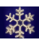 Περίγραμμα Φωτοσωλήνα Neon Πλακέ – Νιφάδα Χιονιού (IP44)