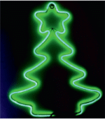 Περίγραμμα Φωτοσωλήνα Neon Πλακέ – Δέντρο Ø58cm (IP44)