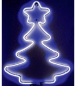 Περίγραμμα Φωτοσωλήνα Neon Πλακέ – Δέντρο Ø58cm (IP44) - Image 2