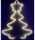 Περίγραμμα Φωτοσωλήνα Neon Πλακέ – Δέντρο Ø58cm (IP44) - Image 3