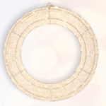 Τρισδιάστατο Ακρυλικό Στεφάνι LED (3D Acrylic Wreath) – Λευκό