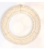 Τρισδιάστατο Ακρυλικό Στεφάνι LED (3D Acrylic Wreath) – Λευκό