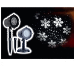 Προτζέκτορας νιφάδες και χιόνι λευκό LED (Snowfall & Snowflake Design)