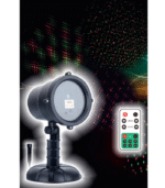 Προτζέκτορας Laser Κόκκινο-Πράσινο με τηλεχειριστήριο