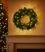 Χριστουγεννιάτικο Στεφάνι Πράσινο Cashmere - Image 3