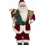 Διακοσμητικός Άγιος Βασίλης με δώρα (Κόκκινο)