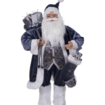 Διακοσμητικός Άγιος Βασίλης βελούδινος