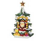 Κεραμικό δέντρο Άγιος Βασίλης με φως