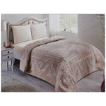 Κουβέρτα Ανάγλυφη Βελουτέ Υπέρδιπλη