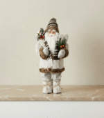 Διακοσμητικός Άγιος Βασίλης (Γκρι - Καφέ) - Image 2