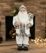 Διακοσμητικός Άγιος Βασίλης (Λευκό) - Image 3