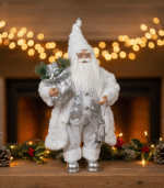 Διακοσμητικός Άγιος Βασίλης (Λευκό) - Image 2