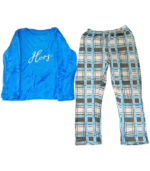 Πυτζάμα Γυναικεία Καρώ Μπλέ - Image 2