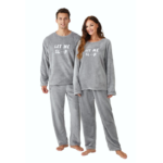 Πυτζάμα Ανδρική Ανοιχτό Γκρί