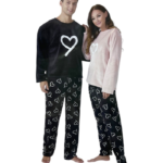 Πυτζάμα Ανδρική Καρδιά Γκρί