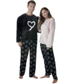 Πυτζάμα Γυναικεία Καρδιά Ρόζ - Image 2