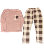 Πυτζάμα Γυναικεία Καρώ Ροζ - Image 2