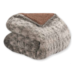 Πάπλωμα Γούνα Προβατάκι Décor FC Καφέ