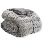 Πάπλωμα Γούνα Προβατάκι Décor F Γκρί Σκούρο