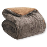 Πάπλωμα Γούνα Προβατάκι Décor GC Καφέ