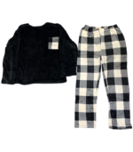 Πυτζάμα Ανδρική Καρώ Μαύρο - Image 2