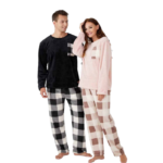 Πυτζάμα Γυναικεία Καρώ Ροζ