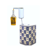 TnS Αντλία Λαδιού Κουζίνας Μπαταρίας από Σιλικόνη Μήκους 14.2cm Λευκή - Image 2