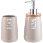 Μπάνιου κεραμικό Dispenser / Σετ 2τεμ. B4437-S2