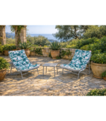 Σαλόνι σετ/3τεμ. με 2 relax πολυθρόνες & τραπεζάκι - Φύλλα - Image 3